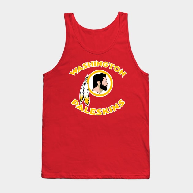 Washington Paleskins Tank Top by Alema Art